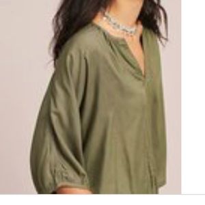 Anthropologie Porridge Green Tee